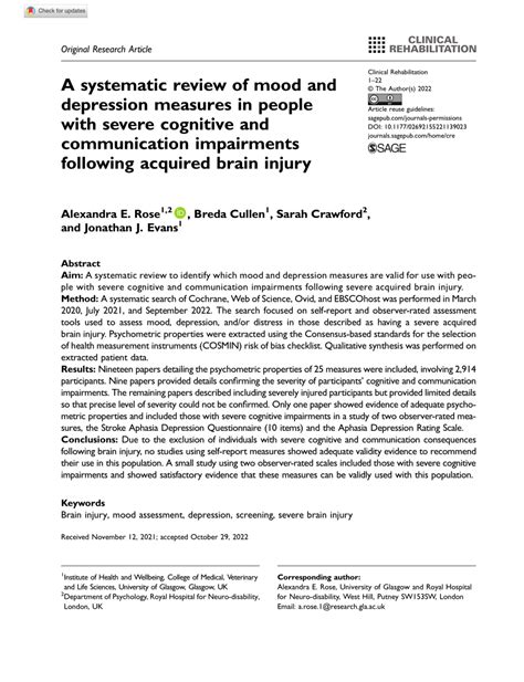 impact testing measuring depression in elderly with tbi|A systematic review of mood and depression measures in people .